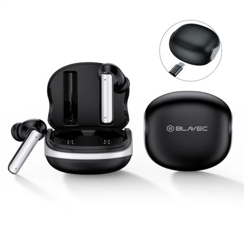 Blavec Bluetooth TWS Fülhallgató BW03 Infinity Pro ANC+ENC (BW03IP-B) fekete