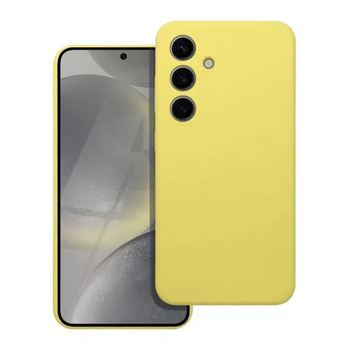 Szilikon 2mm tok Samsung Galaxy S25 Ultra citrom
