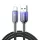 Joyroom S-A42 Crystal-Clear sorozat 3A USB-A - Lightning kábel 1,2 m - fekete
