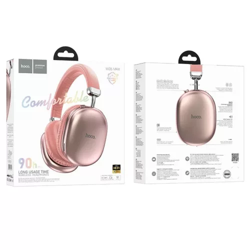 HOCO vezeték nélküli bluetooth fejhallgató W35 Max rózsaszín