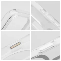   Clear Elite Mag átlátszó tok antiyellowing kompatibilis Camera Control gombbal és MagSafe az iPhone 16 Pro-hoz