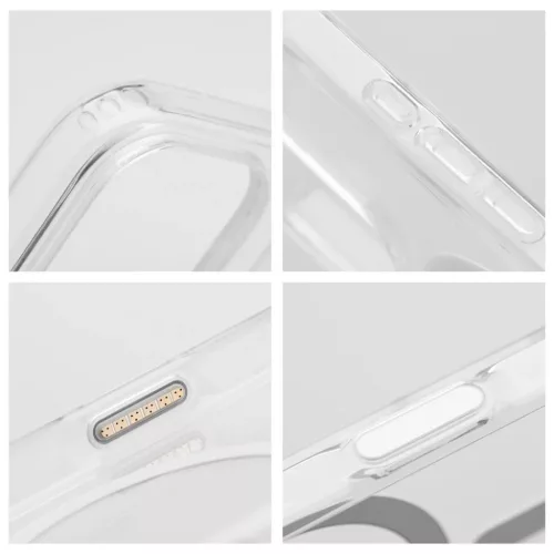 Clear Elite Mag átlátszó tok antiyellowing kompatibilis Camera Control gombbal és MagSafe az iPhone 16 Pro-hoz