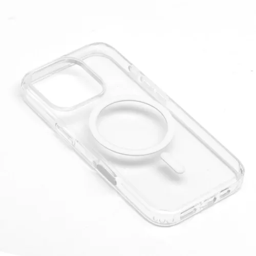 Clear Elite Mag átlátszó tok antiyellowing kompatibilis Camera Control gombbal és MagSafe az iPhone 16 Pro-hoz