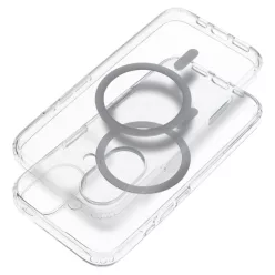   Clear Elite Mag tok antiyellowing kamera vezérlőgombbal és MagSafe kompatibilitással iPhone 16-hoz, átlátszó