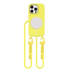   Tech-protect Magnecklace Magsafe Iphone 16 Pro Kanárisárga Tok