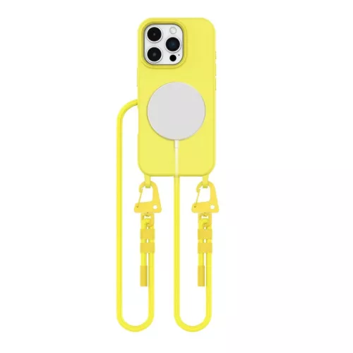 Tech-protect Magnecklace Magsafe Iphone 16 Pro Kanárisárga Tok