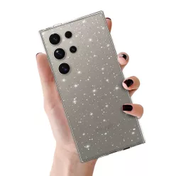Crystal Glitter tok Samsung Galaxy S25 Ultra Ezüst