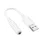 Borofone Adapter BV22 Lemon - USB - jack 3,5mm - fehér