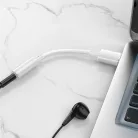 Borofone Adapter BV22 Lemon - USB - jack 3,5mm - fehér