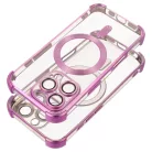 ANTISHOCK ELECTRO tok iPhone 16 Pro-hoz, MagSafe-kompatibilis, rózsaszín