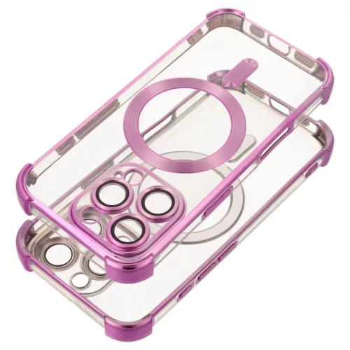 ANTISHOCK ELECTRO tok iPhone 16 Pro-hoz, MagSafe-kompatibilis, rózsaszín