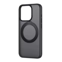   Baseus SkyRing 360° tok állvánnyal iPhone 15-höz + üvegfólia és tisztítókészlet (fekete)