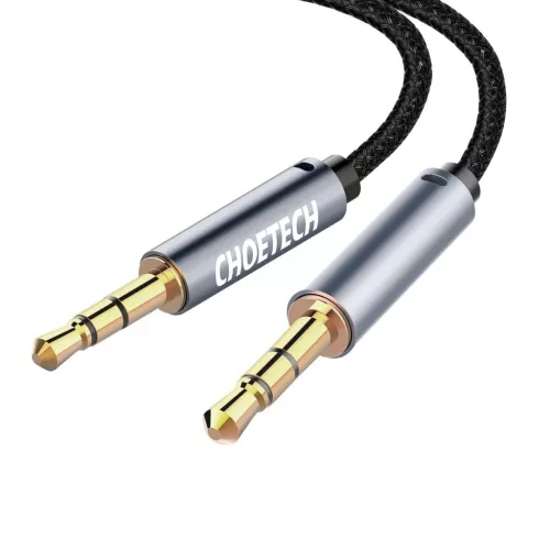 Choetech AUX002 kábel mini jack 3.5mm (férfi) / mini jack 3.5mm (férfi) 1.2m - fekete