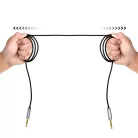 Choetech AUX002 kábel mini jack 3.5mm (férfi) / mini jack 3.5mm (férfi) 1.2m - fekete