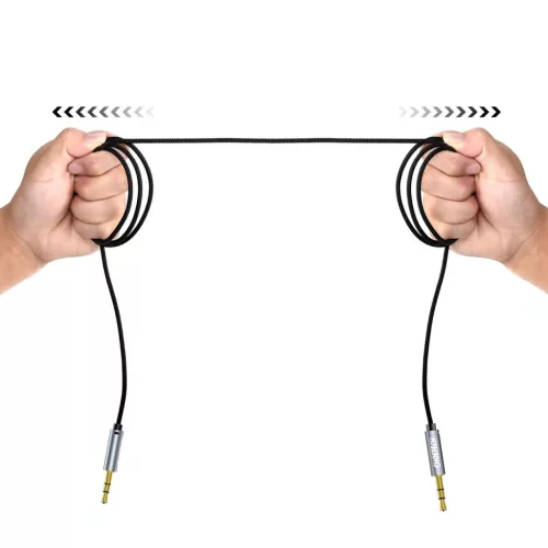 Choetech AUX002 kábel mini jack 3.5mm (férfi) / mini jack 3.5mm (férfi) 1.2m - fekete