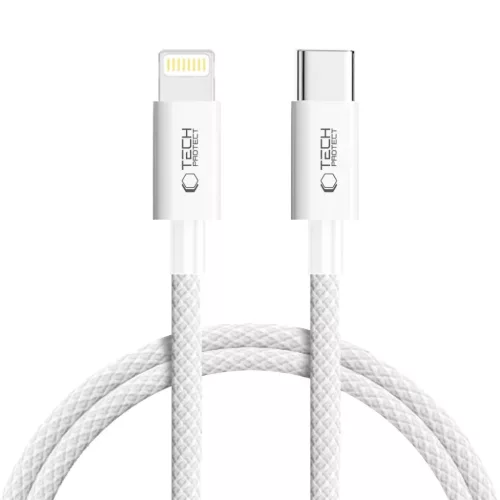Tech-protect Ultraboost Lite Lightning Kábel Pd27w/3a 100cm Hűvös Szürke