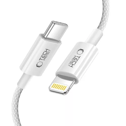 Tech-protect Ultraboost Lite Lightning Kábel Pd27w/3a 100cm Hűvös Szürke