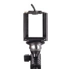 Selfie bot - PROFESSIONAL - levehető Bluetooth távirányítóval a markolatban - 5-ös típus FEKETE