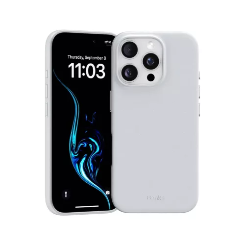 iPhone 16 Pro Szürke Benks Mágneses Vita Pro Szilikon tok