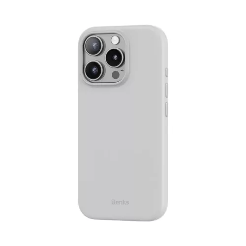 iPhone 16 Pro Szürke Benks Mágneses Vita Pro Szilikon tok