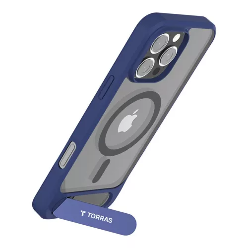 Torras Pstand Series tok iPhone 16 Pro (kék)