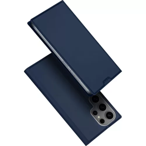 DUX DUCIS wallet SKIN PRO fliptok SAMSUNG S25 Ultra kék tok