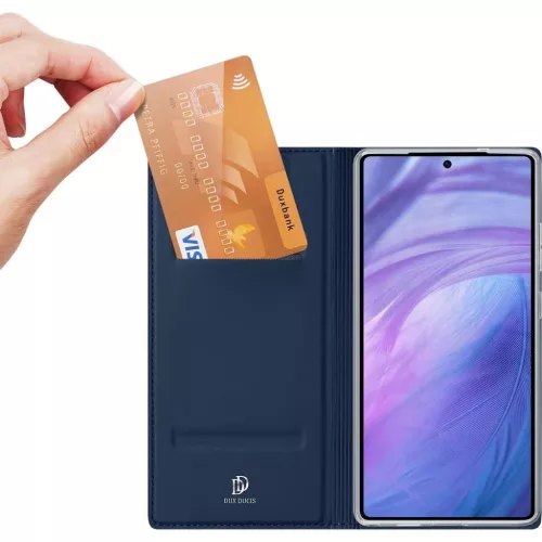 DUX DUCIS wallet SKIN PRO fliptok SAMSUNG S25 Ultra kék tok