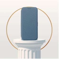 FOLIO oldalsó mágneses fliptok Samsung A15 kék tok