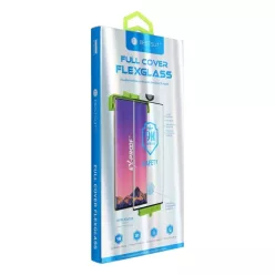   Bestsuit Flexible Hybrid Glass 5D Samsung Galaxy S21 fekete (Hot Bending) - működő ujjlenyomat-olvasó üvegfólia