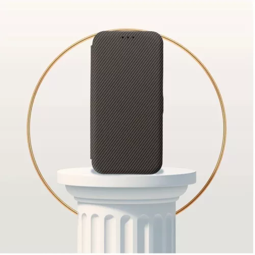 FOLIO Side Magnet fliptok tok iPHONE 14 PRO MAX barna