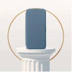 FOLIO Side Magnet fliptok IPHONE 14 PRO MAX kék tok