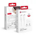 FORCELL F-ENERGY C338 Type C - Type C PD QC4.0 3A 60W 1 m fehér kábel