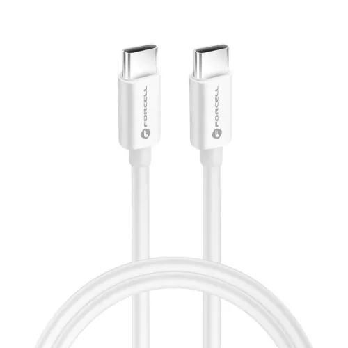 FFORCELL F-ENERGY C338 kábel Type C - Type C PD QC4.0 3A 60W 3 m fehér