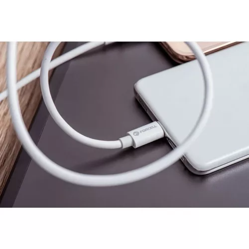 FFORCELL F-ENERGY C338 kábel Type C - Type C PD QC4.0 3A 60W 3 m fehér