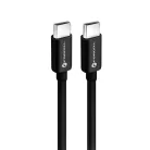 FORCELL F-ENERGY C338 Type C - Type C USB kábel PD QC4.0 3A 60W 3 m fekete