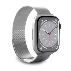   Puro 'MILANESE' szíj Apple Watch 38–40–41mm-hez, ezüst