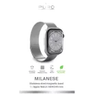 Puro 'MILANESE' szíj Apple Watch 38–40–41mm-hez, ezüst