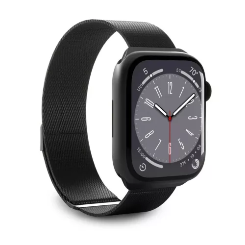 Puro 'MILANESE' szíj Apple Watch 38–40–41mm, fekete