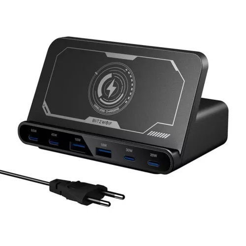 Fali töltő Blitzwolf BW-S26 250W (fekete)
