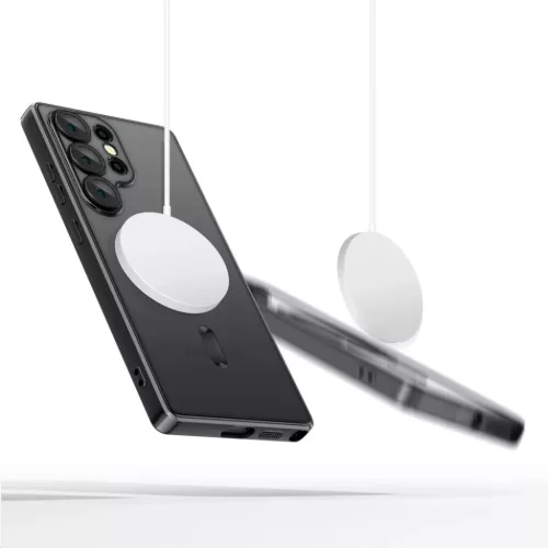 Tech-protect Magflex Magsafe Galaxy S25 Ultra Fényes Fekete tok