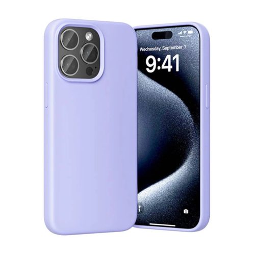Szilikon tok Vention KUFV0-40 iPhone 15 Pro Max készülékhez (lila)