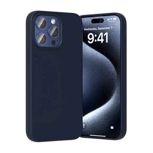 Szilikon tok Vention KUFL0-40 iPhone 15 Pro Max-hoz (kék)