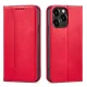 Magnet Fancy Case iPhone 14 Pro Max fliptok tok piros