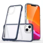 Clear 3in1 tok iPhone 14 Plus szilikon tok kerettel, kék