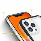 Clear 3in1 tok iPhone 14 Plus szilikon tok kerettel, kék