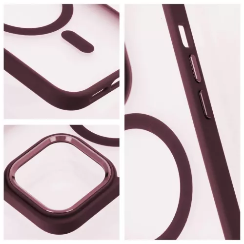 MATTE MAG COVER tok MagSafe kompatibilis SAMSUNG S25 ULTRA szilva piros