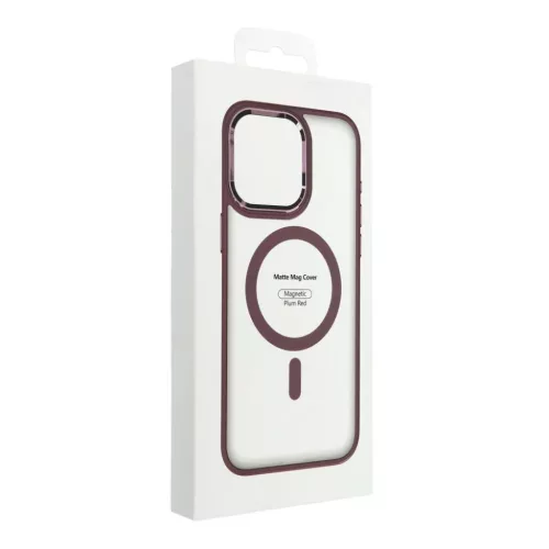 MATTE MAG COVER tok MagSafe kompatibilis SAMSUNG S25 ULTRA szilva piros