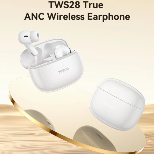 Yesido TWS Bluetooth Fülhallgató TWS28 ANC+ENC fehér
