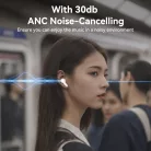 Yesido TWS Bluetooth Fülhallgató TWS28 ANC+ENC fehér