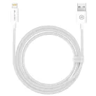 Blavec Cable Candy fonott - USB Lightning kábel - 2,4A 1 méter (CCA-UL24W10) fehér